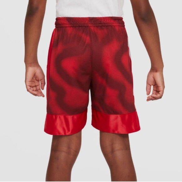 Nike Boys'‎ Dri-FIT Elite FN8326 657 Size XL Extra Large Basketball Shorts Red - Picture 2 of 3